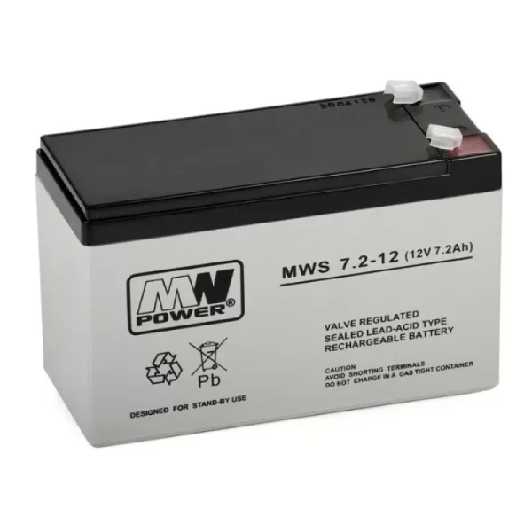 ACUMULATOR MWPOWER 7.2 AH / 12 V
