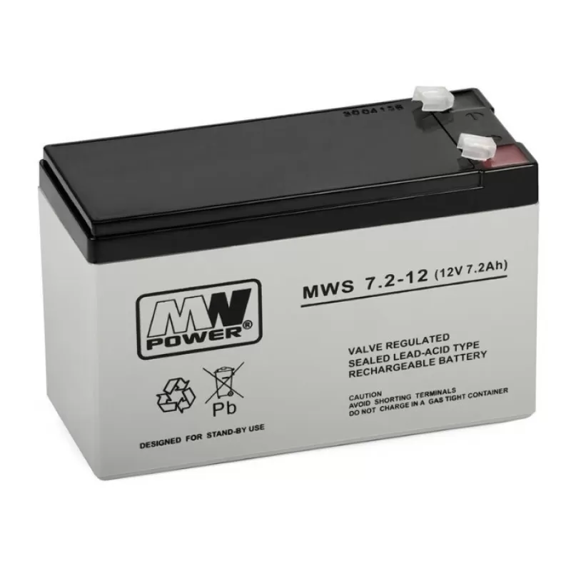 ACUMULATOR MWPOWER 7.2 AH / 12 V ACUMULATOR MWPOWER 7.2 AH / 12 V