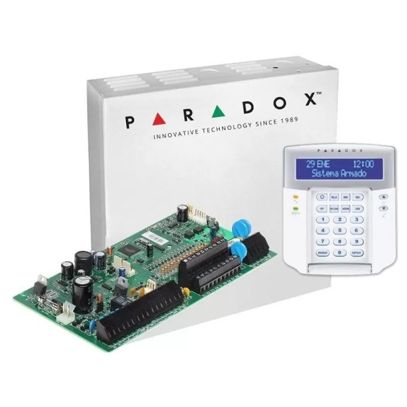 CENTRALA PARADOX SPECTRA + CUTIE SI TRAF + K32LCD CENTRALA PARADOX SPECTRA + CUTIE SI TRAF + K32LCD