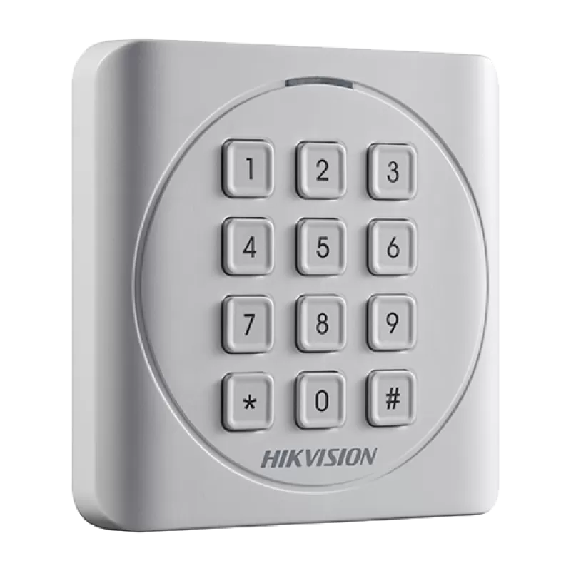 Cititor de proximitate RFID MIFARE 13.56Mhz cu tastatura integrata -HIKVISION DS-K1801MK