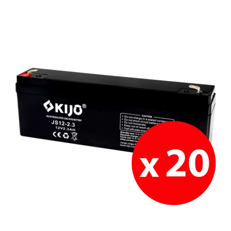 Cutie 20 acumulatori JS12-2.3 - KIJO JS12-2.3-BAX Cutie 20 acumulatori JS12-2.3 - KIJO JS12-2.3-BAX