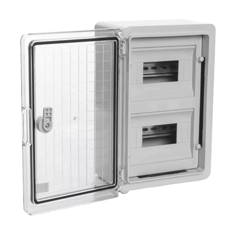 Cutie modulara IP65 din ABS gri