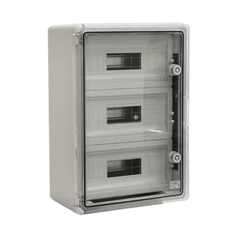 Cutie modulara IP65 din ABS gri