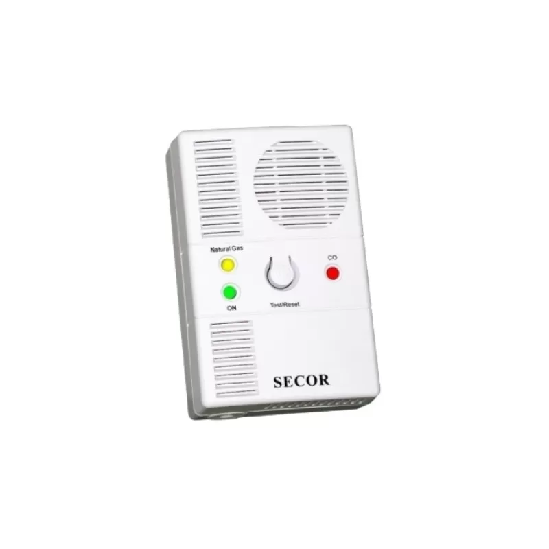DETECTOR DE GAZ METAN SI MONOXID DE CARBON 24V