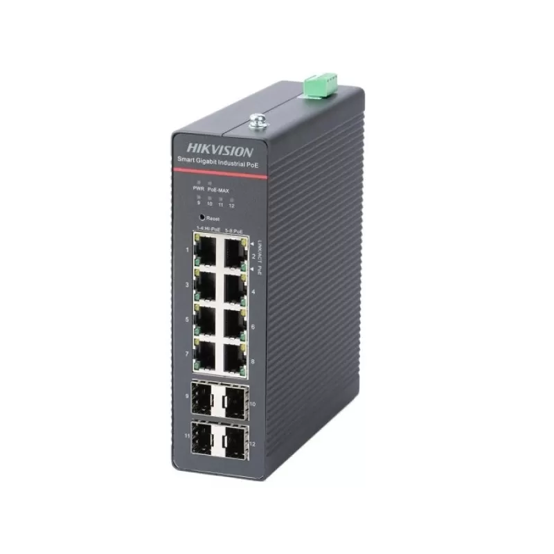 KIT 1 SWITCH 12 PORTURI CU 1 SURSA NDR-75-48