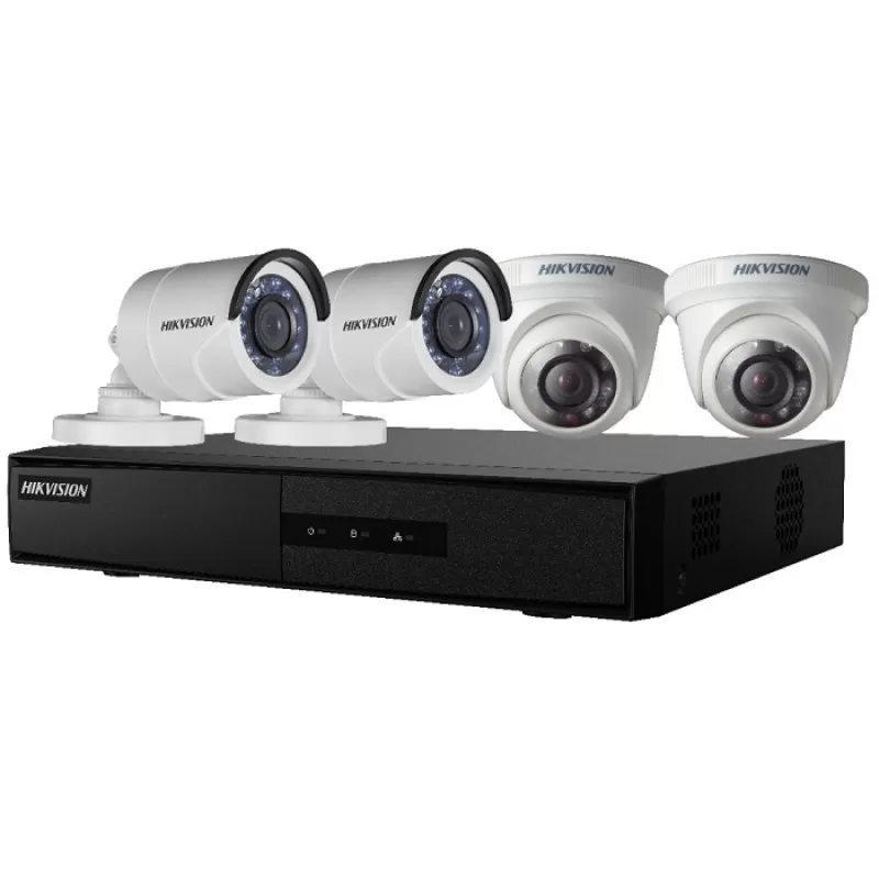 KIT DVR + 2 BULLET + 2 DOME + ACCESORII