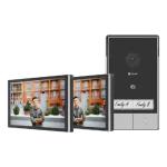 Kit video-interfon 2 familii