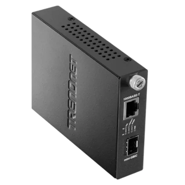 Mediaconvertor Gigabit - SFP fibra optica (pt TFC-1600) - TRENDnet TFC-1000MGA