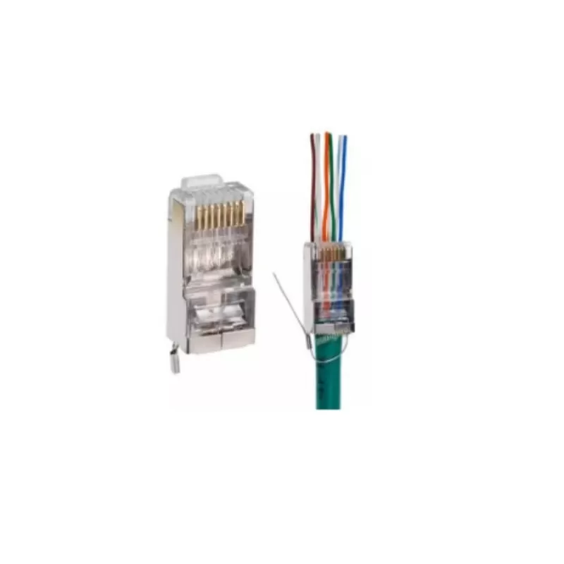 MUFA EZ FTP CAT6E RJ45 PENTRU CABLU ECRANAT 1.1MM