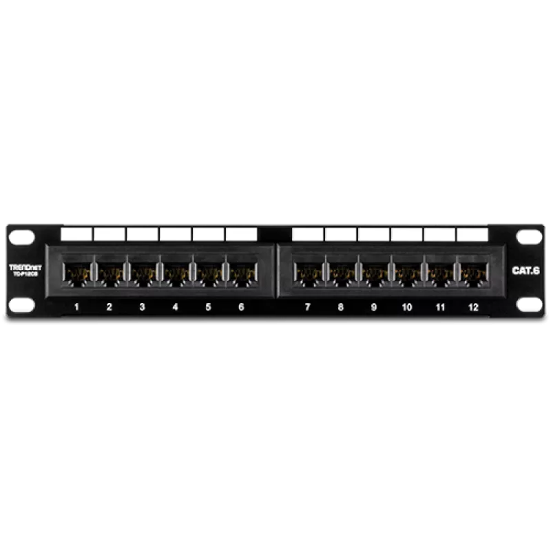 Patch Panel 12 porturi RJ45 UTP 10'