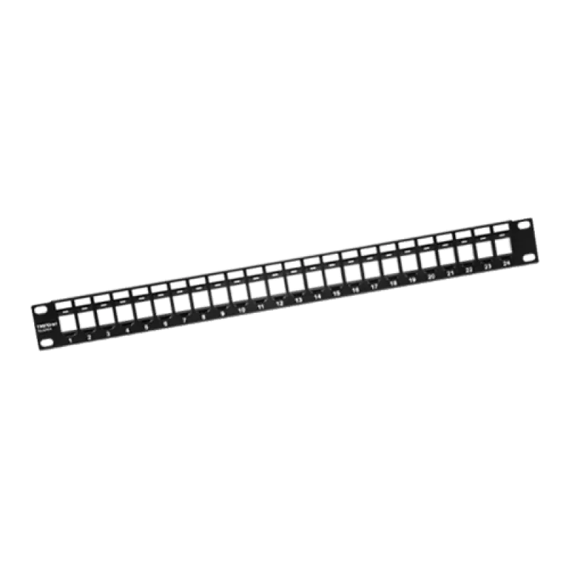 Patch Panel 24 porturi blank keystone 1U - TRENDnet TC-KP24