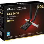 Placa de retea TP-Link Archer TXE72E Tri-Band Wi-Fi 6E Bluetooth 5.3 - TP-LINK ArcherTXE72E - imagine 2