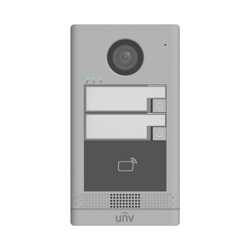 Post exterior videointerfon TCP/IP pentru 2 familii