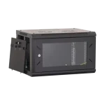 Rack perete 6U 19' 600x450, capacitate incarcare 80 Kg, negru - ASYTECH Networking ASY-6U-6045W - imagine 4