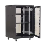 Rack podea 27U 19' 600x800, capacitate incarcare 500 Kg, negru - ASYTECH Networking ASY-27U-6080E - imagine 4