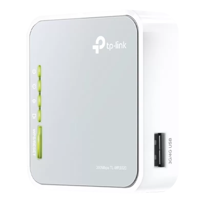 Router wireless portabil TP-LINK TL-MR3020 N300 3G/4G - TP-LINK TL-MR3020 Router wireless portabil TP-LINK TL-MR3020 N300 3G/4G - TP-LINK TL-MR3020