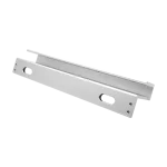 Suport aluminiu UZL pt. montaj electromagnet tip CSE-280P pe usi sticla fara rama CSE-280P-UZL