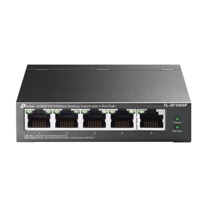 Switch 4 x RJ45 10/100 Mbps PoE