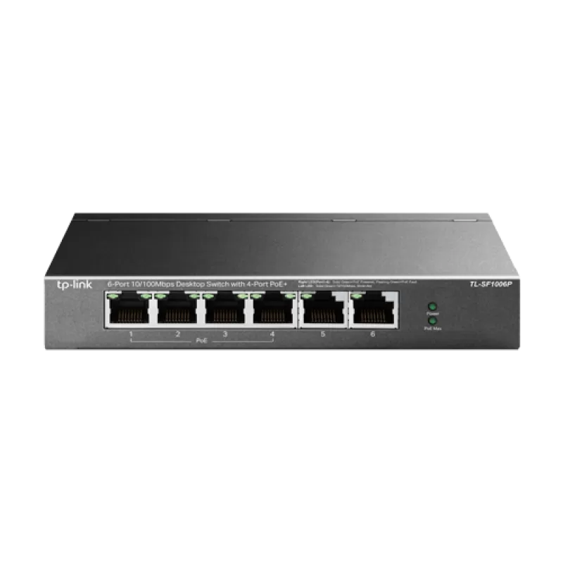 Switch 4 x RJ45 10/100 Mbps PoE