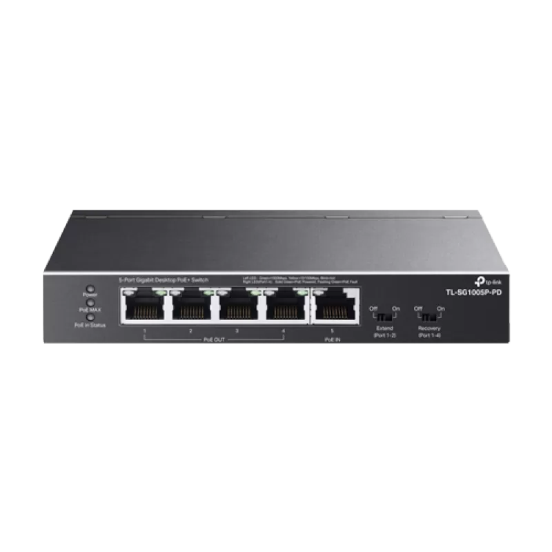 Switch 4 x RJ45 1G PoE Out