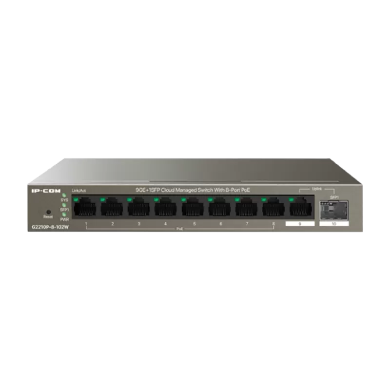 Switch 8 porturi PoE Gigabit