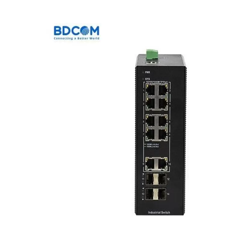 Switch BDCOM IES200-V25-4S2T8P PoE Industrial cu Management L2+ Full Gigabit 8 porturi PoE Switch BDCOM IES200-V25-4S2T8P PoE Industrial cu Management L2+ Full Gigabit 8 porturi PoE