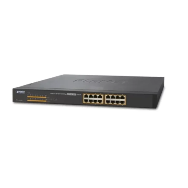 SWITCH CU 16 PORTURI 10/100/1000MBPS 802.3AT POE