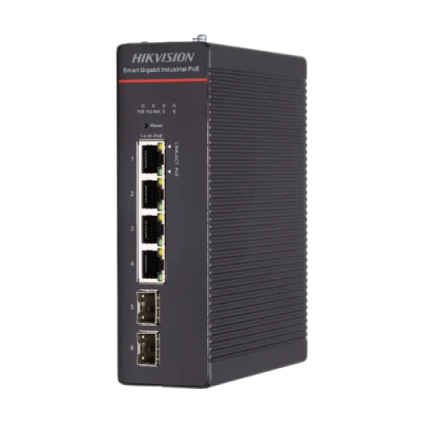 Switch industrial 4 x 1G PoE 802.3bt