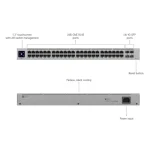 SWITCH MANAGED CU 48 PORTURI RJ45, 4 X SFP - imagine 3