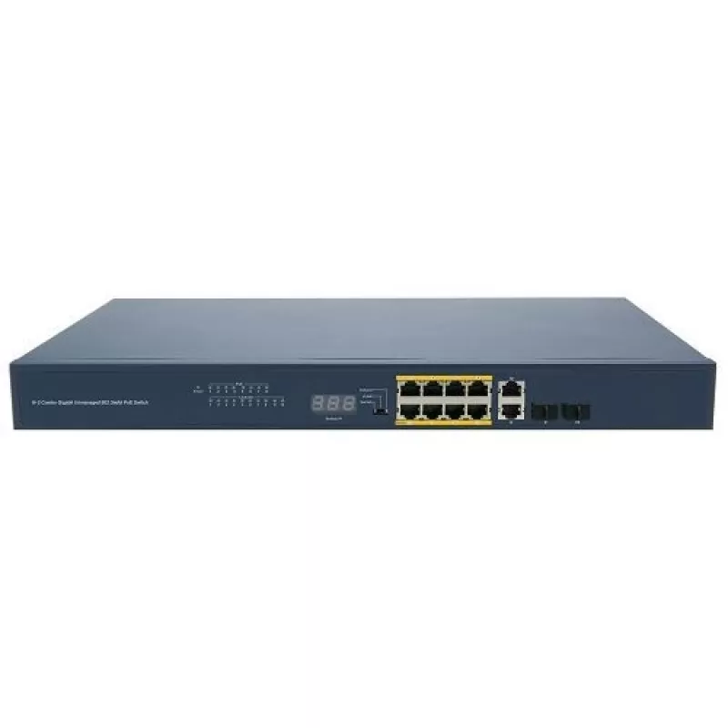 Switch PXW Gigabit AP-SG1712BC 8 porturi PoE