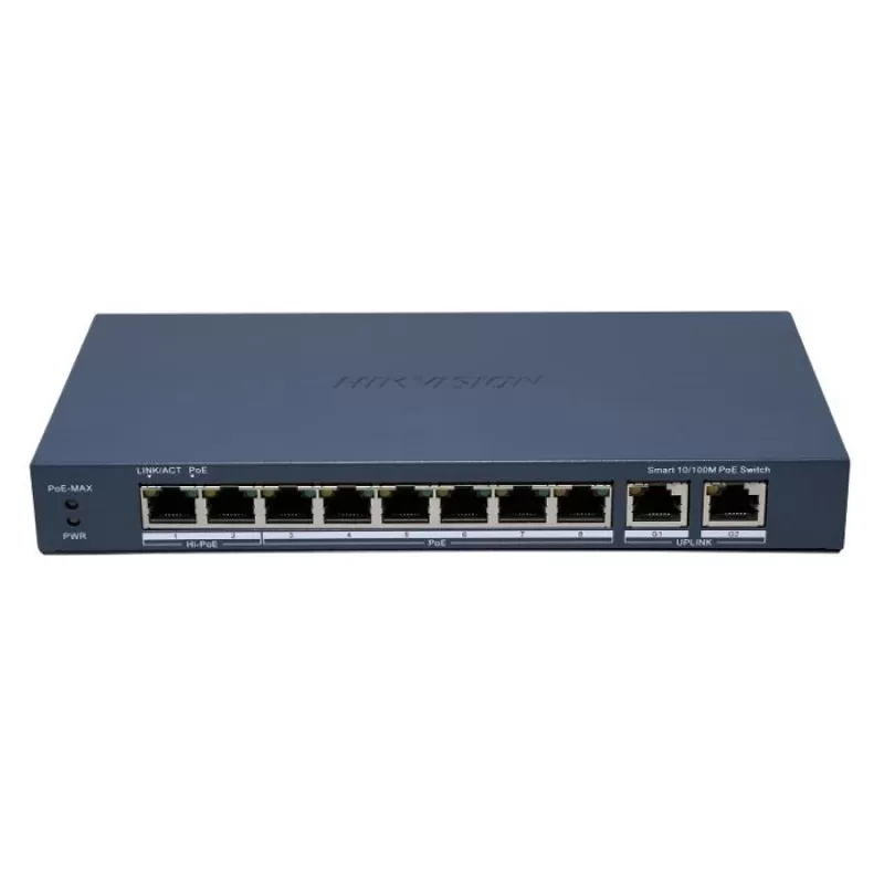 SWITCH SMART MANAGED CU 10 PORTURI (8 POE)
