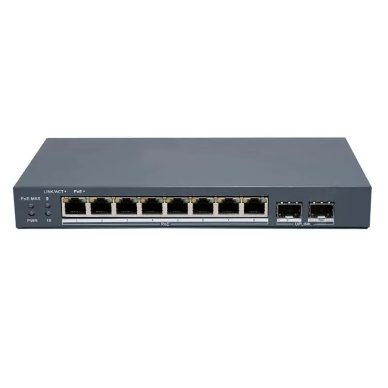 SWITCH SMART MANAGED CU 10 PORTURI G (8 POE) SWITCH SMART MANAGED CU 10 PORTURI G (8 POE)