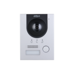 Videointerfon de exterior IP Dahua, 1 familie, 2MP, aplicatie la telefon mobil, aparent/incastrat, 2 fire, PoE, IP65, IK07, aluminiu