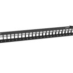 PATCHPANEL NEGRU 1U, 24 PORTURI, PT. NEECRANATE