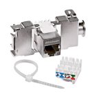 MODUL RJ45 ECRANAT, CAT 6 CLASS E, TOOLLESS LINE