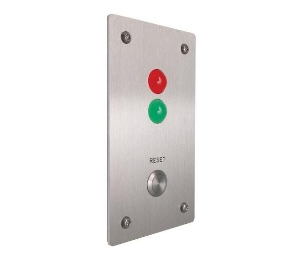 BUTON RESETARE/IZOLARE SLAVE, LED ROSU SI VERDE, I