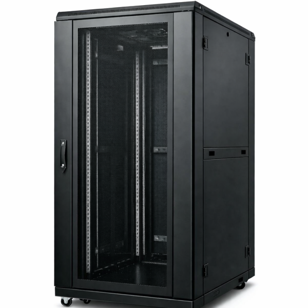 Cabinet metalic, rack de podea neechipat 22U 600x800 pentru retele