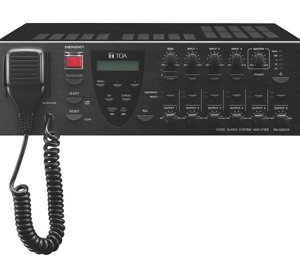 AMPLIFICATOR MASTER, 360W/100V, EN 54