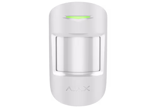 download-22.avif Detector Ajax Superior MotionProtect, wireless, detectie 12 m, conectare hub prin cod QR, alb - imagine 1