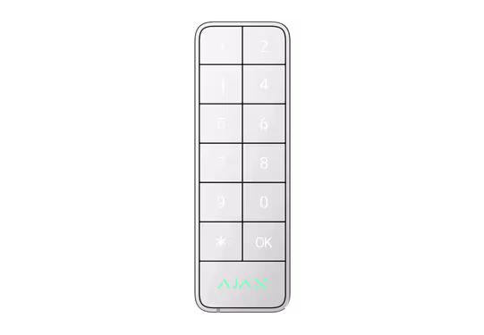 download-2_1.avif Tastatura de exterior Ajax Superior Keypad Outdoor autentificarea prin pass, tag, smartphone-uri și cod, alba - imagine 1