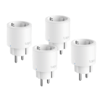 Pachet 4 prize smart, 16A, 3680W, Wi-Fi, control vocal, monitorizare consum - TP-Link Tapo TapoP115(4-pack)