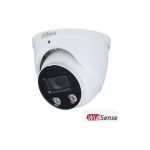 Refurbished Camera Dome IP ONVIF Dahua AI WizSense Full-color Active Deterrence 2MP, CMOS 1/2.8", 2.8mm, LED 30m, WDR 120dB, Alarma 1/1, Audio 1/1, built-in Mic si speaker, flash alarma rosu si albastru, MicroSD 256GB, IP67, PoE, SMD Plus, metal