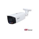 Refurbished Camera Bullet IP ONVIF Dahua AI Smart Dual Illumination Active Deterrence 5MP, CMOS 1/2.7", 2.8mm, LED 30m, WDR 120dB, Alarma 1/1, Audio 1/1, built-in Mic si speaker, flash alarma rosu si albastru, MicroSD 256GB, IP67, PoE, SMD 4.0, metal