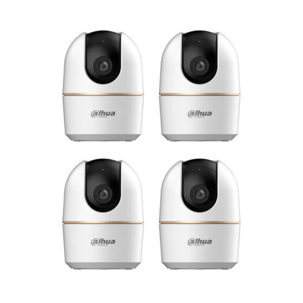 Kit supraveghere video 4 camere + audio 4 MP, Wi-Fi,  interior