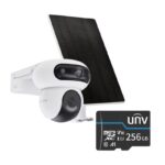 Camera IP PT Dual-Lens 4MP + panou solar , Wi-Fi6, Baterie , Audio, IR 35M, Card
