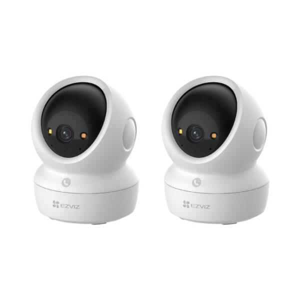 Kit supraveghere 2 cam. interior Wi-Fi6 Pan&Tilt, 4K + SD Card