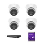Kit supraveghere 4 cam 8 MP, 2 int ,2 interior , FULL