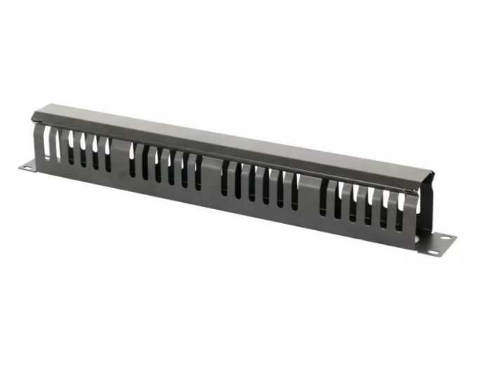EMT-CM-063_2026514122012339523.jpg GHIDAJ ORIZONTAL PATCHCORD-URI, METALIC, 1U - imagine 1
