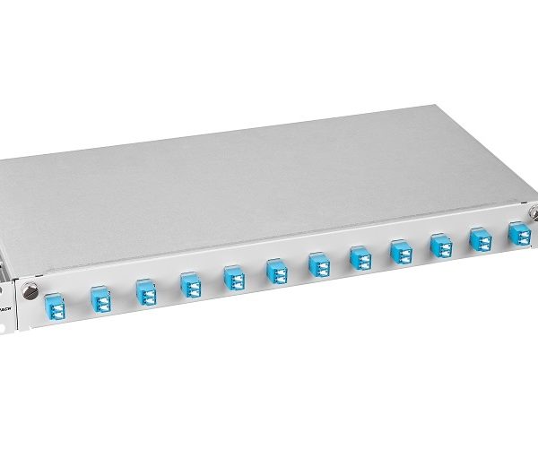 PATCH PANEL FO 19", 1UV, CULISANT, PENTRU 12 FIBRE