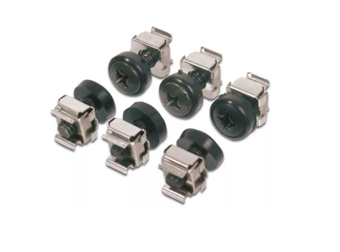 RACK-SUR-NK_202651395848795847.jpg SET SURUBURI SI PIULITE PENTRU RACK-URI 19" NEGRE - imagine 1